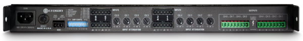 CT8150 8CH POWER AMPLIFIER- 8 X 125W @ 4OHM & 8OHM / XFMR 8 NEEDED FOR 70V 100V APPLICATIONS